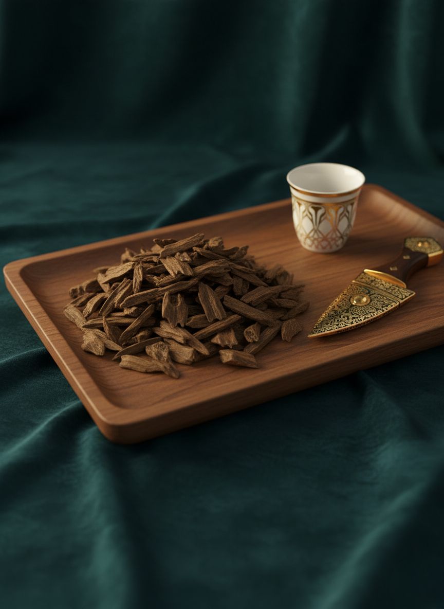 Authentic Borneo agarwood with honey-sweet aroma